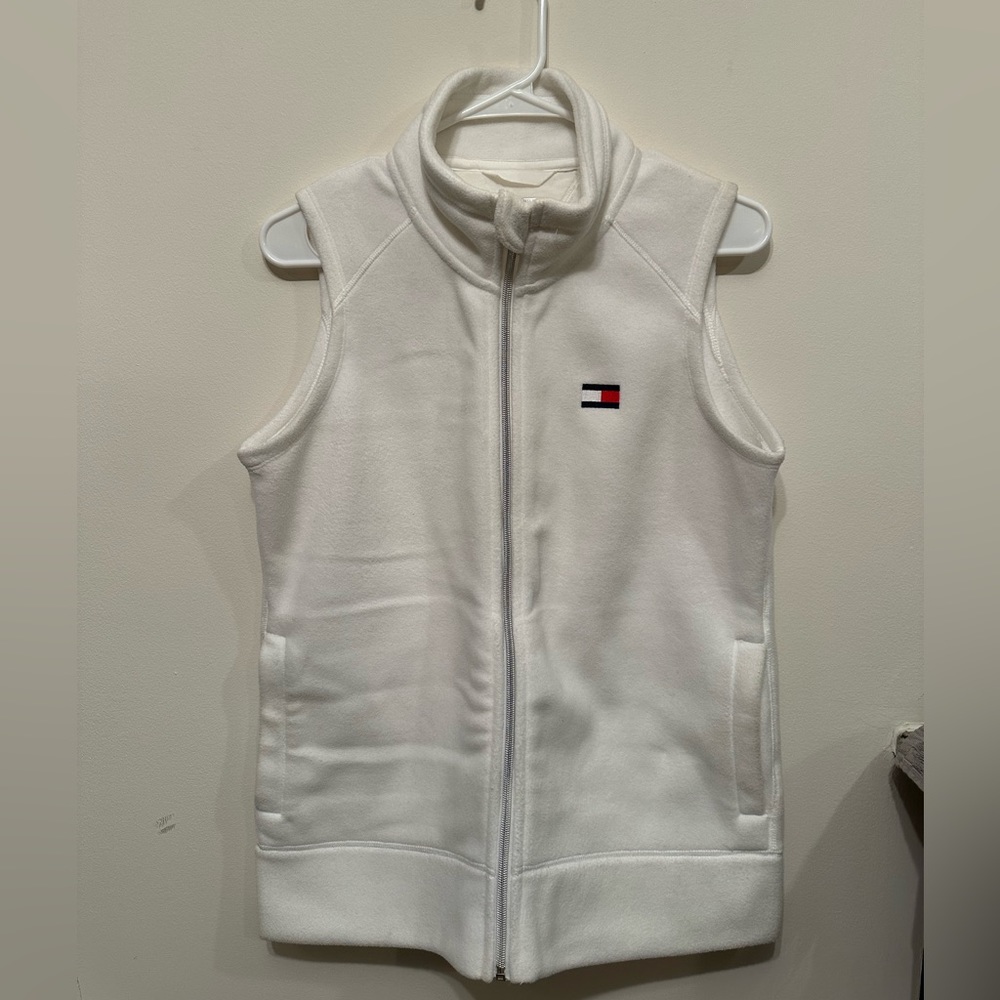 Tommy Hilfiger White Vest Jacket